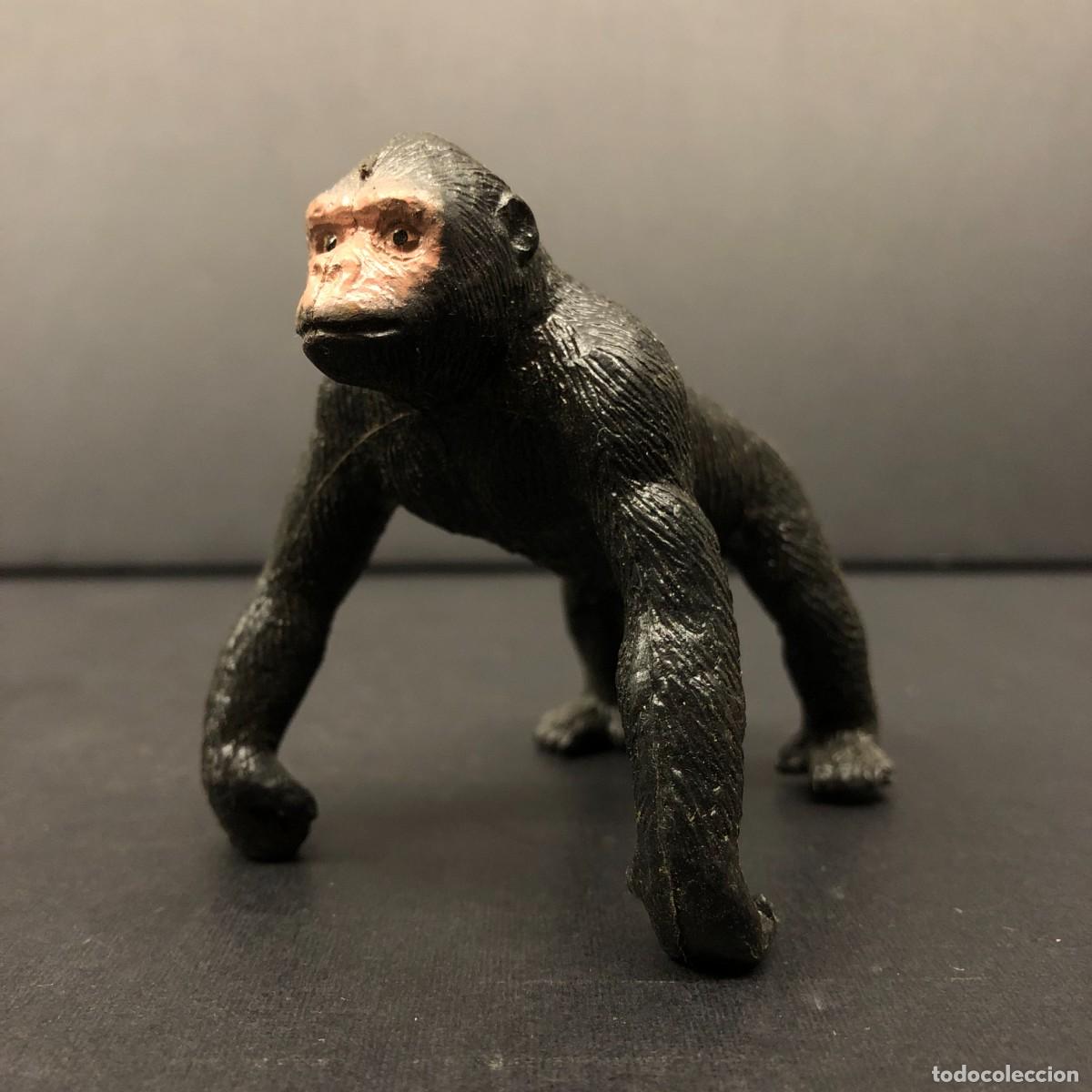 Figuras de goma y PVC: FIGURA DE PVC - CHIMPANCE MACHO - SCHLEICH - ANIMALES - 7 X 7,5 CM / 162