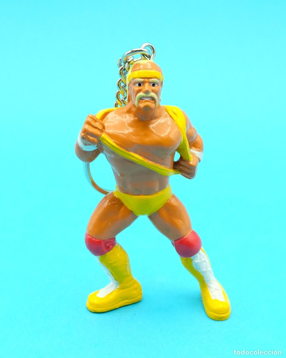 Figuras de goma y PVC: Llavero Hulk Hogan de WWF