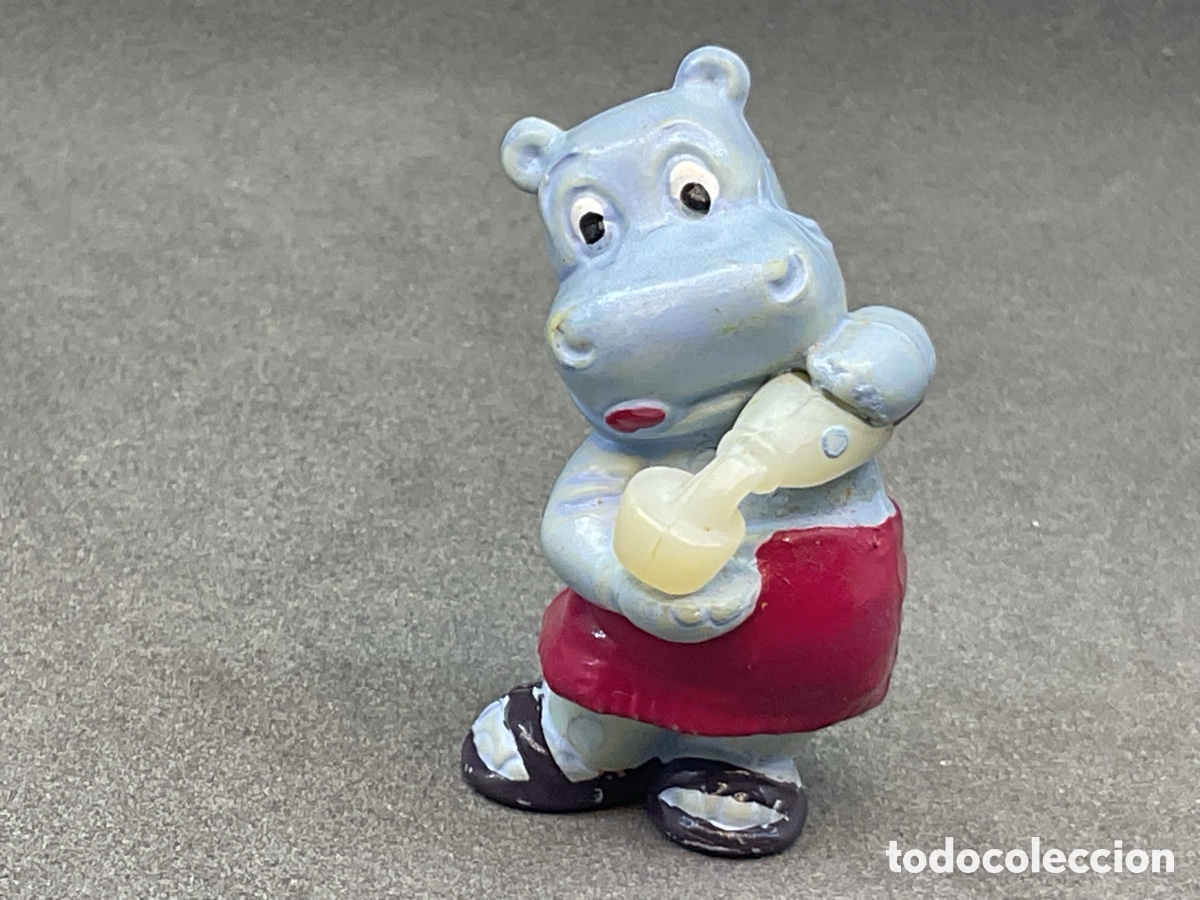 Figuras de goma Kinder: Figurita Kinder de la Colecci&oacute;n Happy Hippos . A&ntilde;os 90