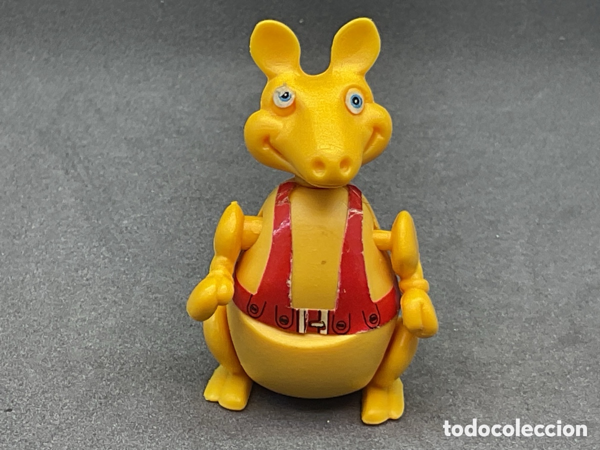 Figuras de goma y PVC: Figurita Kinder del Canguro Boxeador. A&ntilde;os 90.