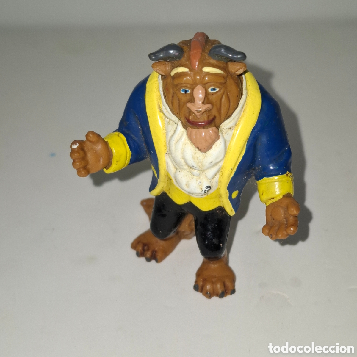 Figuras de goma y PVC: FIGURA DE PVC MADE IN GERMANY BULLY A&Ntilde;OS 90 LA BELLA Y LA BESTIA