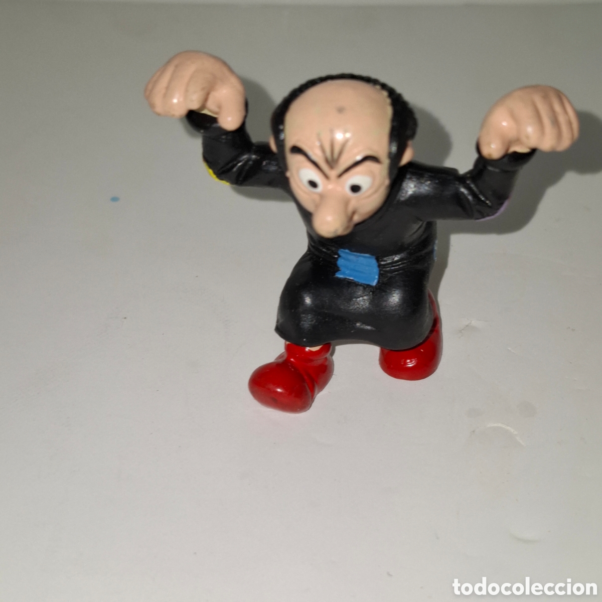 Figuras de goma y PVC: FIGURA DE PVC MADE IN GERMANY SCHLEICH A&Ntilde;OS 80 GARGAMEL SMURFS PITUFOS PEYO