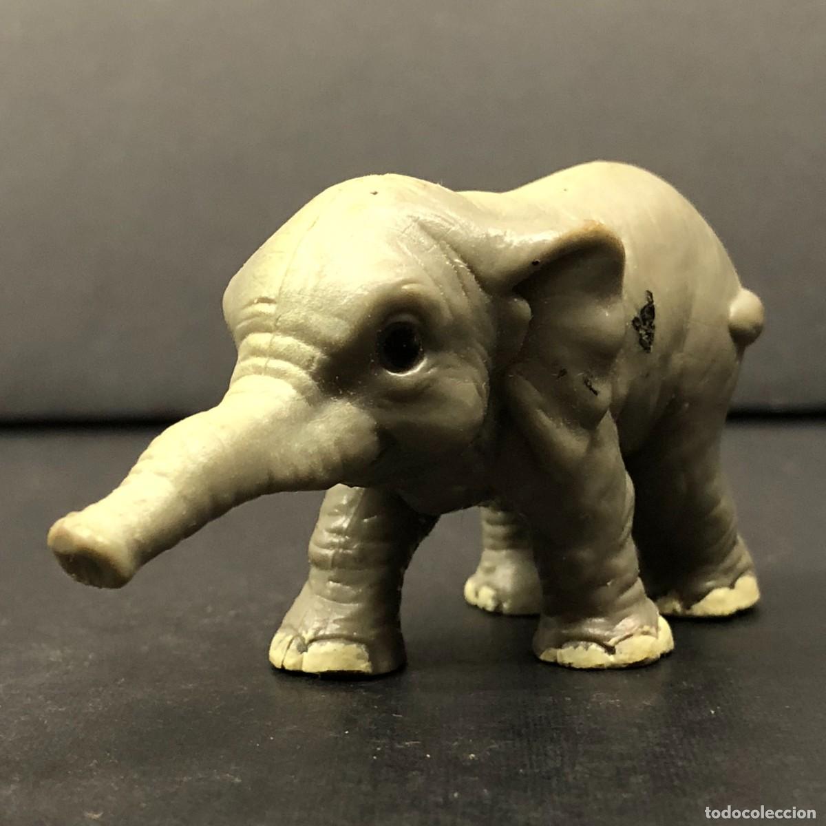 Figuras de goma y PVC: FIGURA DE PVC - CRIA DE ELEFANTE ASIATICO - BEBE ELEFANTE - SAFARI - 4 X 7,5 CM / 176