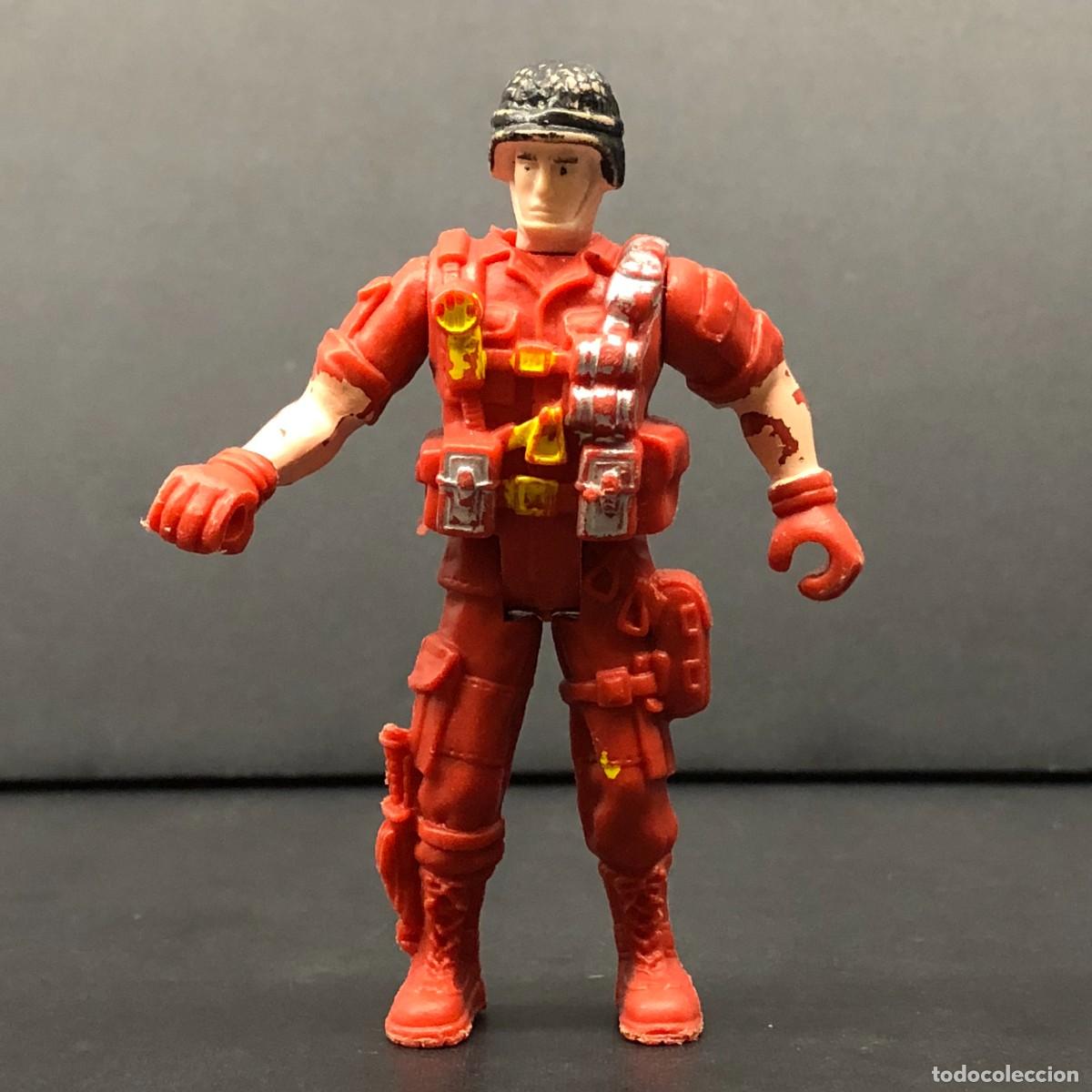 Figuras de goma y PVC: FIGURA DE ACCION - BOMBERO RESCATISTA - RESCUE SQUAD - LET'S PLAY TOGETHER - 10 X 7 CM / 177