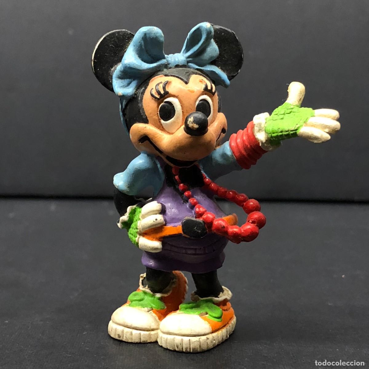 Figuras de goma y PVC: FIGURA DE GOMA - MINNIE MOUSE - ROPA OCHENTERA - DISNEY - COMICS SPAIN - 7 X 5,5 CM / 185