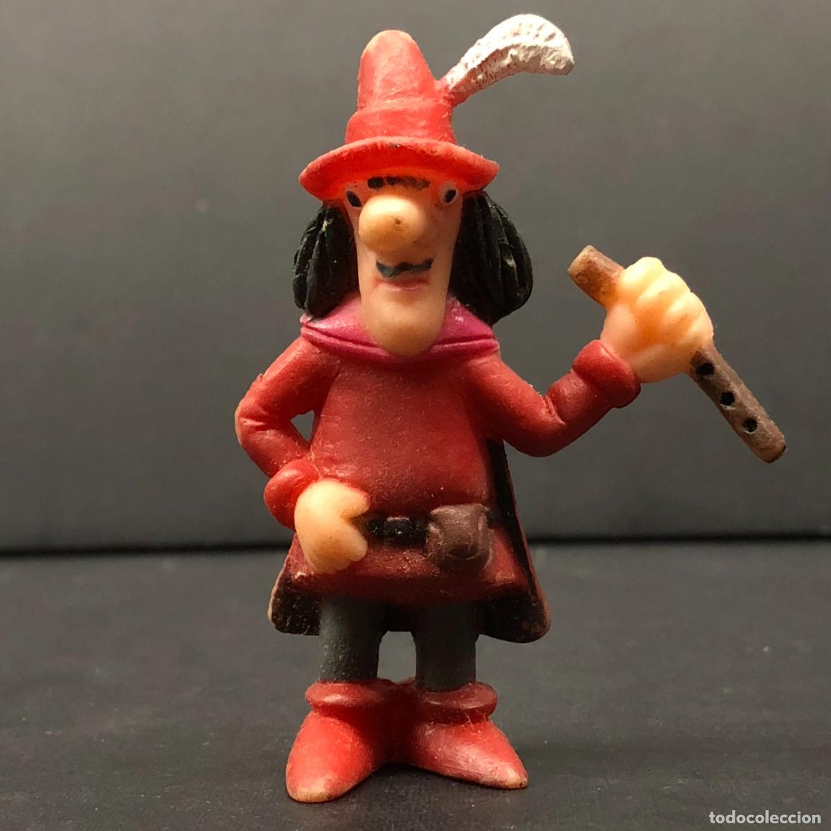 Figuras de goma y PVC: FIGURA DE GOMA - EL FLAUTISTA DE HAMELIN - JUPLAY - A&Ntilde;OS 80 - 7 X 5,5 CM / 186