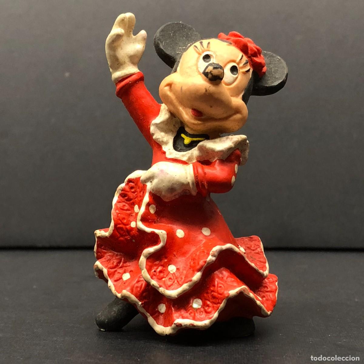 Figuras de goma y PVC: FIGURA DE PVC - MINNIE MOUSE - VESTIDA DE FLAMENCA - SEVILLANA - DISNEY - BULLYLAND - 8 X 4 CM / 191