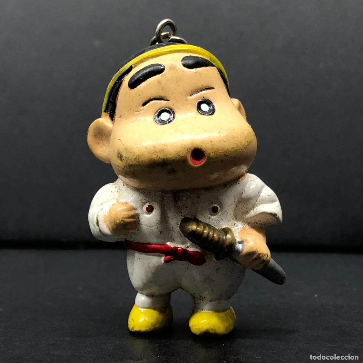 Figuras de goma y PVC: FIGURA DE PVC - SHIN-CHAN - VESTIDO DE NINJA O SAMURAI - 5,5 X 4 CM / 203