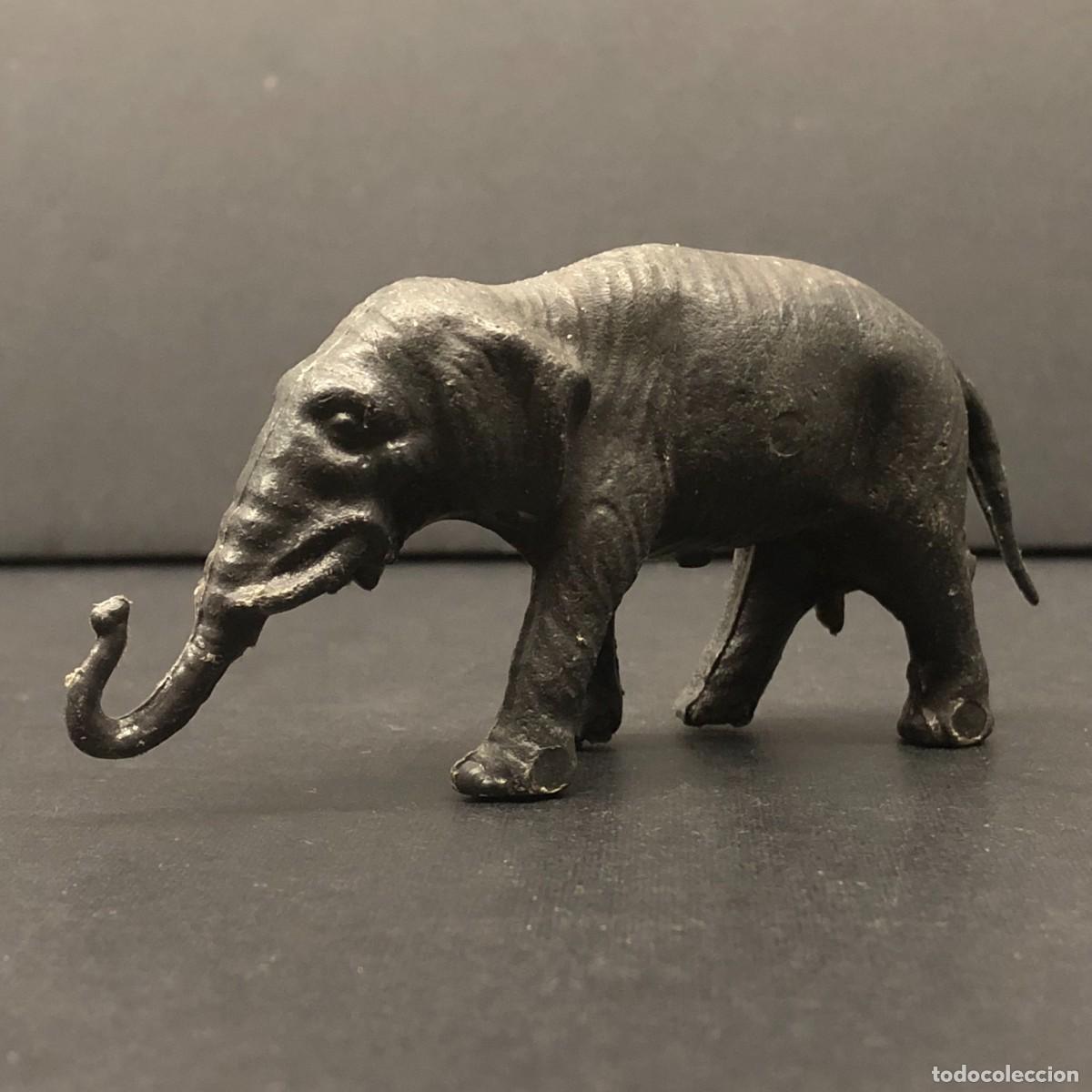 Figuras de goma y PVC: FIGURA DE PVC - ELEFANTE ASI&Aacute;TICO - ANIMALES - 4 X 9 CM / 223