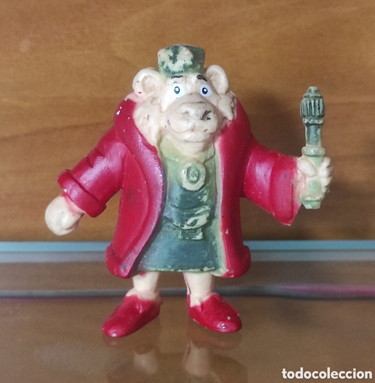Figuras de goma y PVC: FIGURA DEL REY CARLOS - SERIE DE ANIMACI&Oacute;N ESPA&Ntilde;OLA SYLVAN - A&Ntilde;OS 90