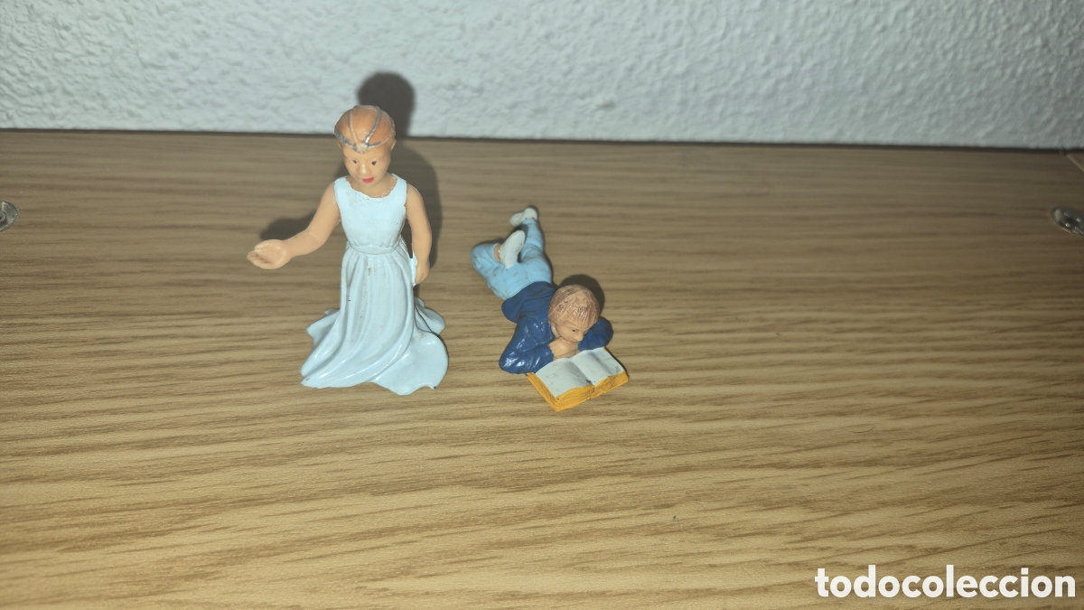 Figuras de goma y PVC: Figuras raras de la Historia interminable. Bully. A&ntilde;os 80. Bastian y Emperatriz
