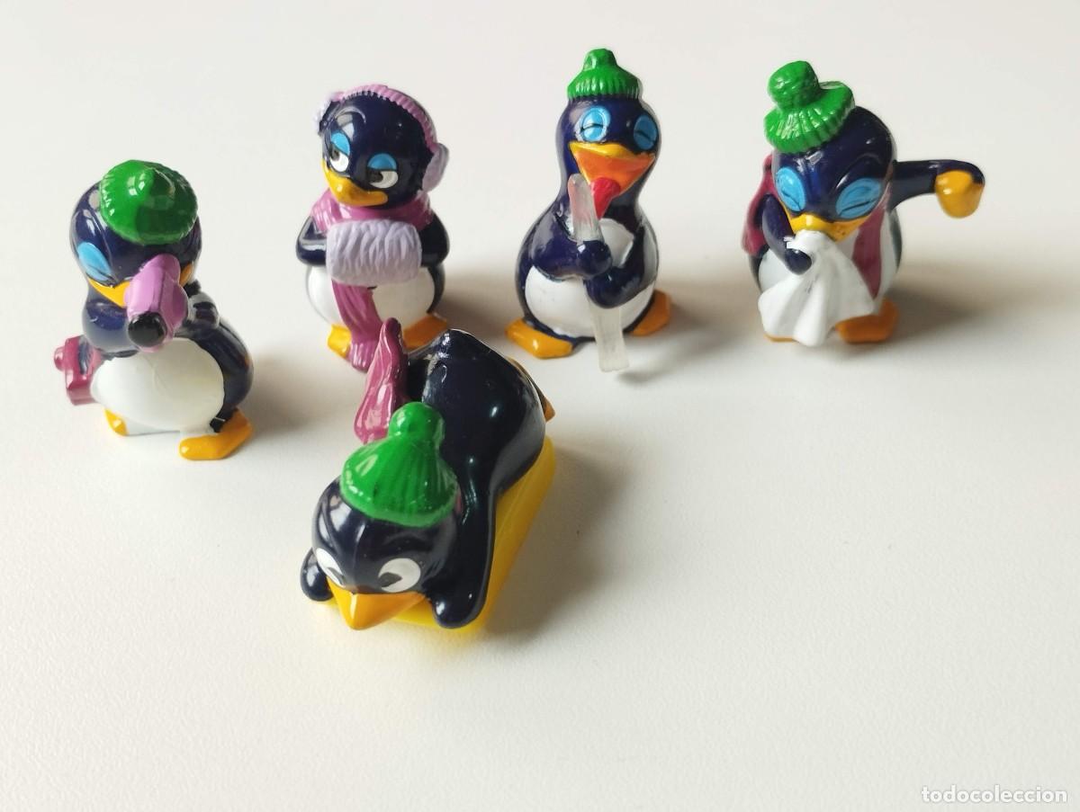 Figuras de goma Kinder: LOTE FIGURAS COLECCIONABLES FERRERO A&Ntilde;OS 90 PINGUINOS - PING&Uuml;INO