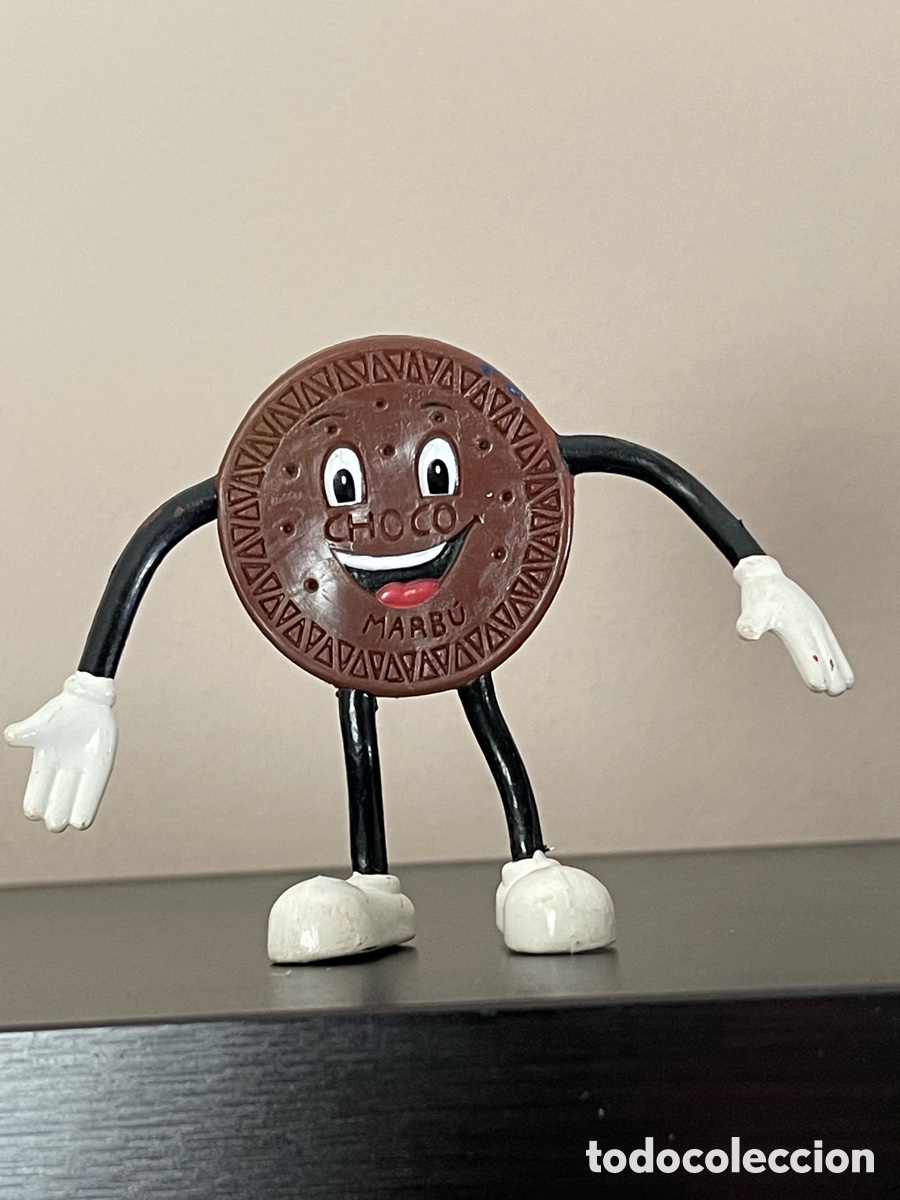 Figuras de goma y PVC: GALLETA MARBU DORADA CHOCO CHOCOLATE - FIGURA PVC FLEXIBLE - PROMOCION DORADITA DE MARBU