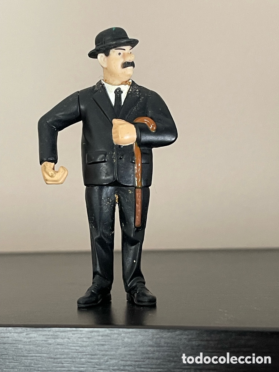 Figuras de goma y PVC: TINTIN HERNANDEZ Y FERNANDEZ DETECTIVE - PROMOCIONAL MCDONALDS - FIGURA PVC PLASTICO DURO