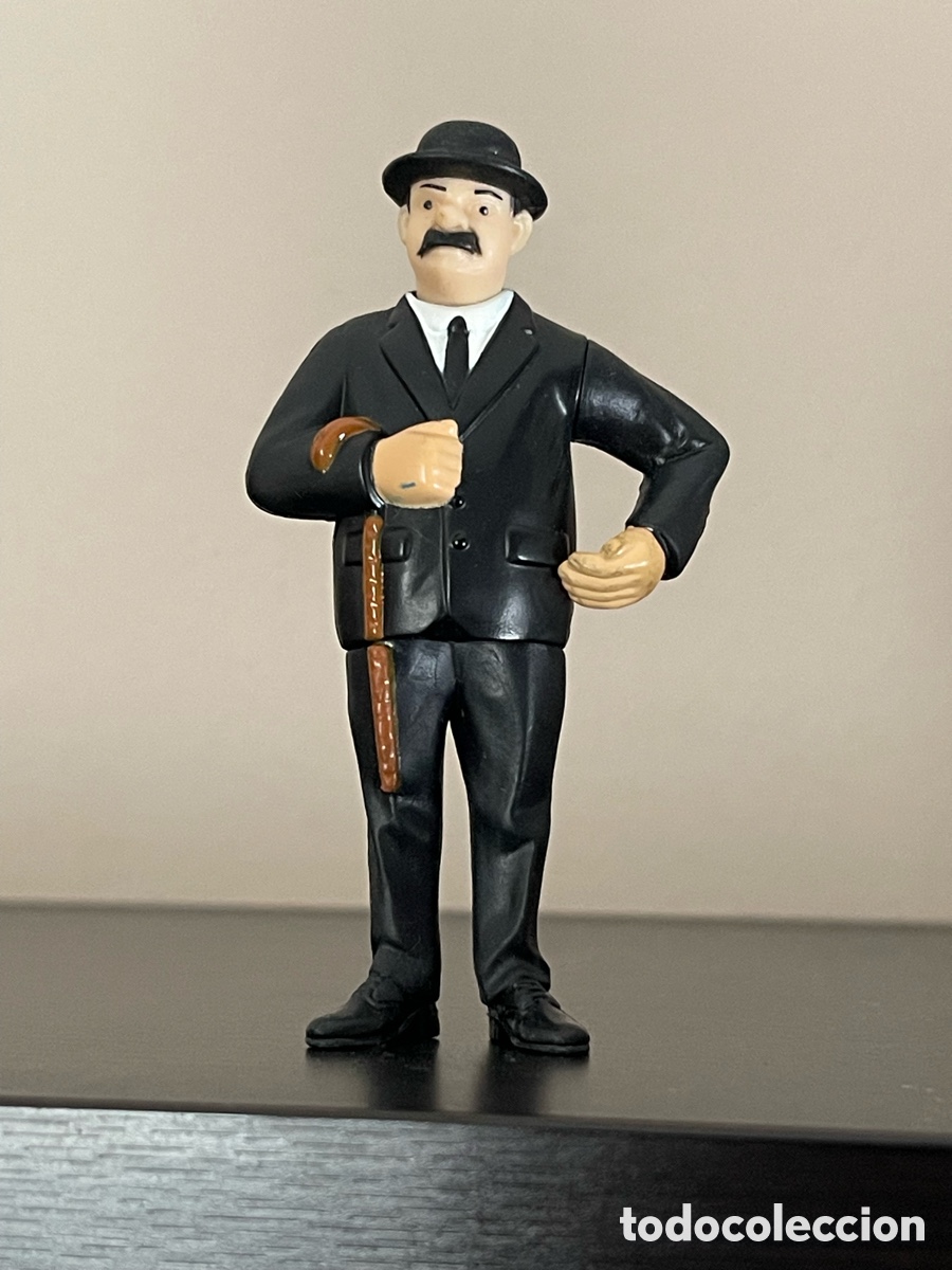 Figuras de goma y PVC: TINTIN HERNANDEZ Y FERNANDEZ DETECTIVE - PROMOCIONAL MCDONALDS - FIGURA PVC PLASTICO DURO