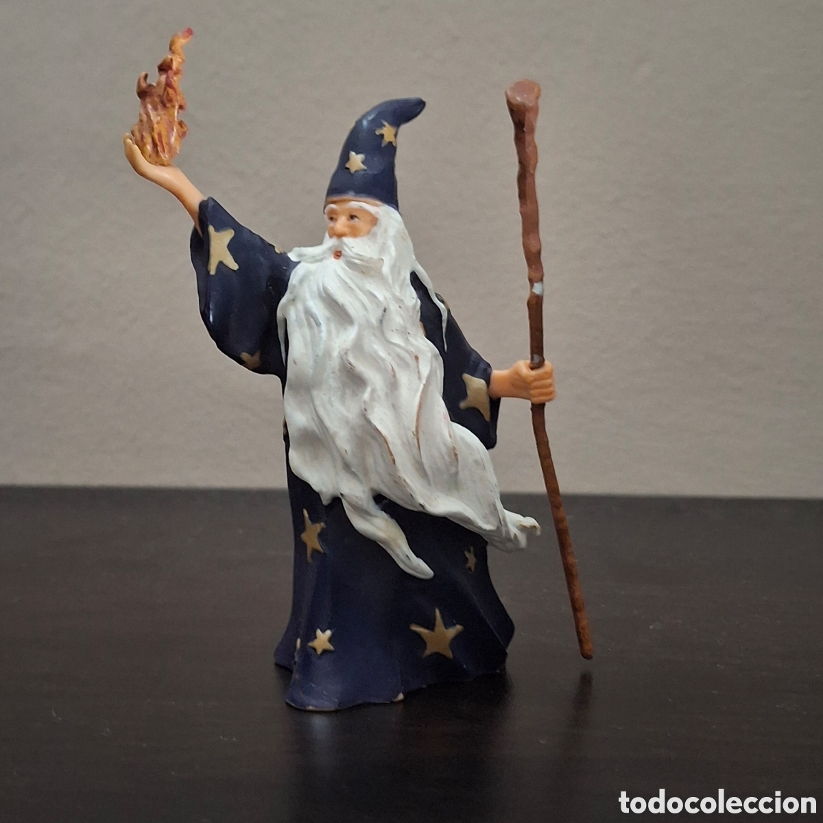 Gummi- und PVC-Figuren: PAPO - MAGO HECHICERO MERLIN - FIGURA PVC