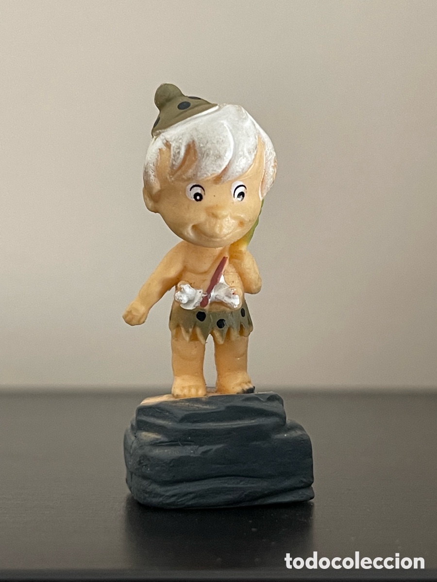 Figuras de goma y PVC: LOS PICAPIEDRA BAM BAM HIJO - PROMOCIONAL SHELL - FIGURA PVC