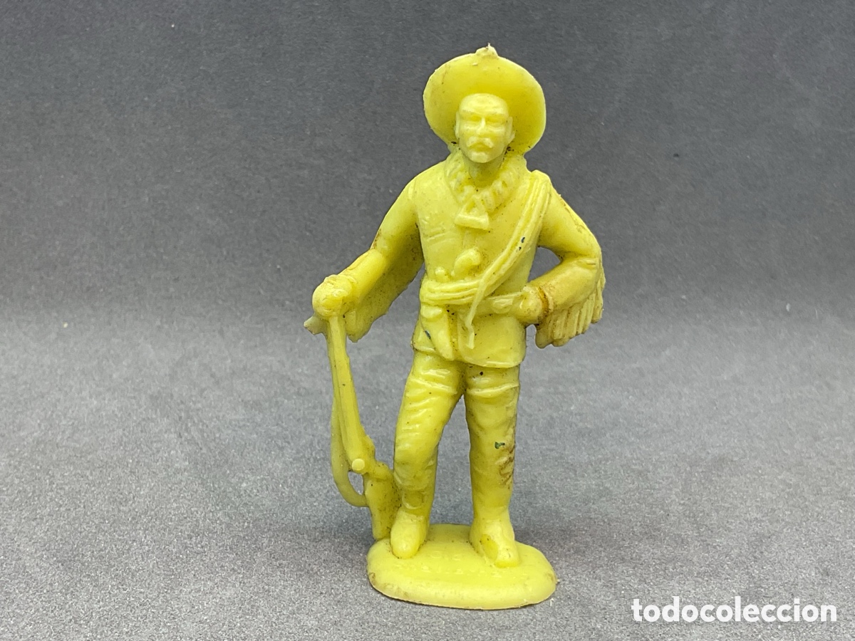 Figuras de goma y PVC: ANTIGUA FIGURA DEL OESTE EN PLASTICO. COWBOY, BANDOLERO MEXICANO. 65 MM