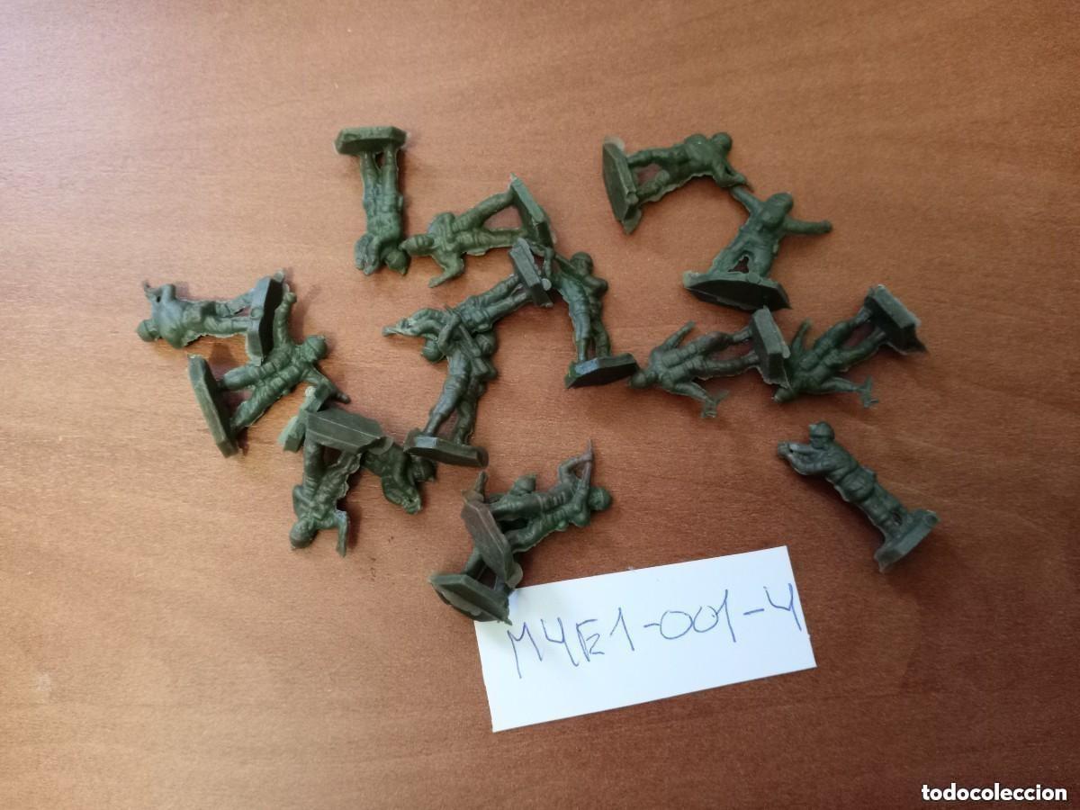 Figuras de goma y PVC: MONTAPLEX SOLDADOS AMERICANOS HOBBYPLAST LOTE 001-4