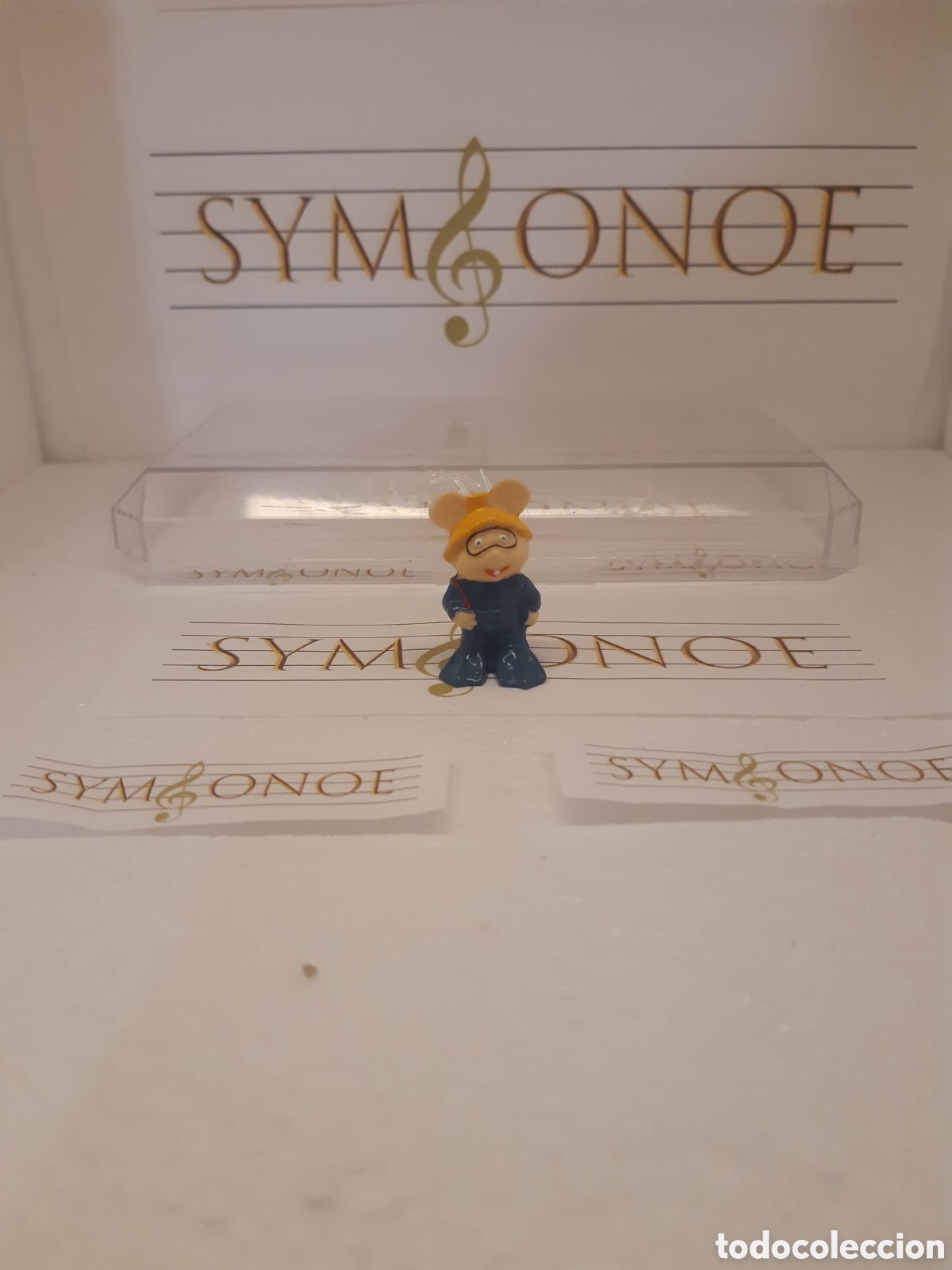 Figuras de goma y PVC: Figura topo Gigio Vintage