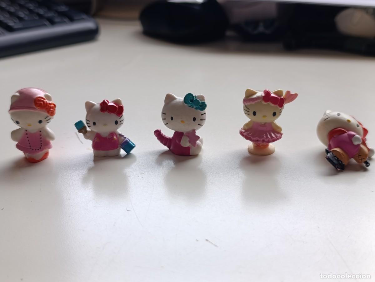 Figuras de goma y PVC: Lote 5 mini figuras Hello Kitty Sanrio