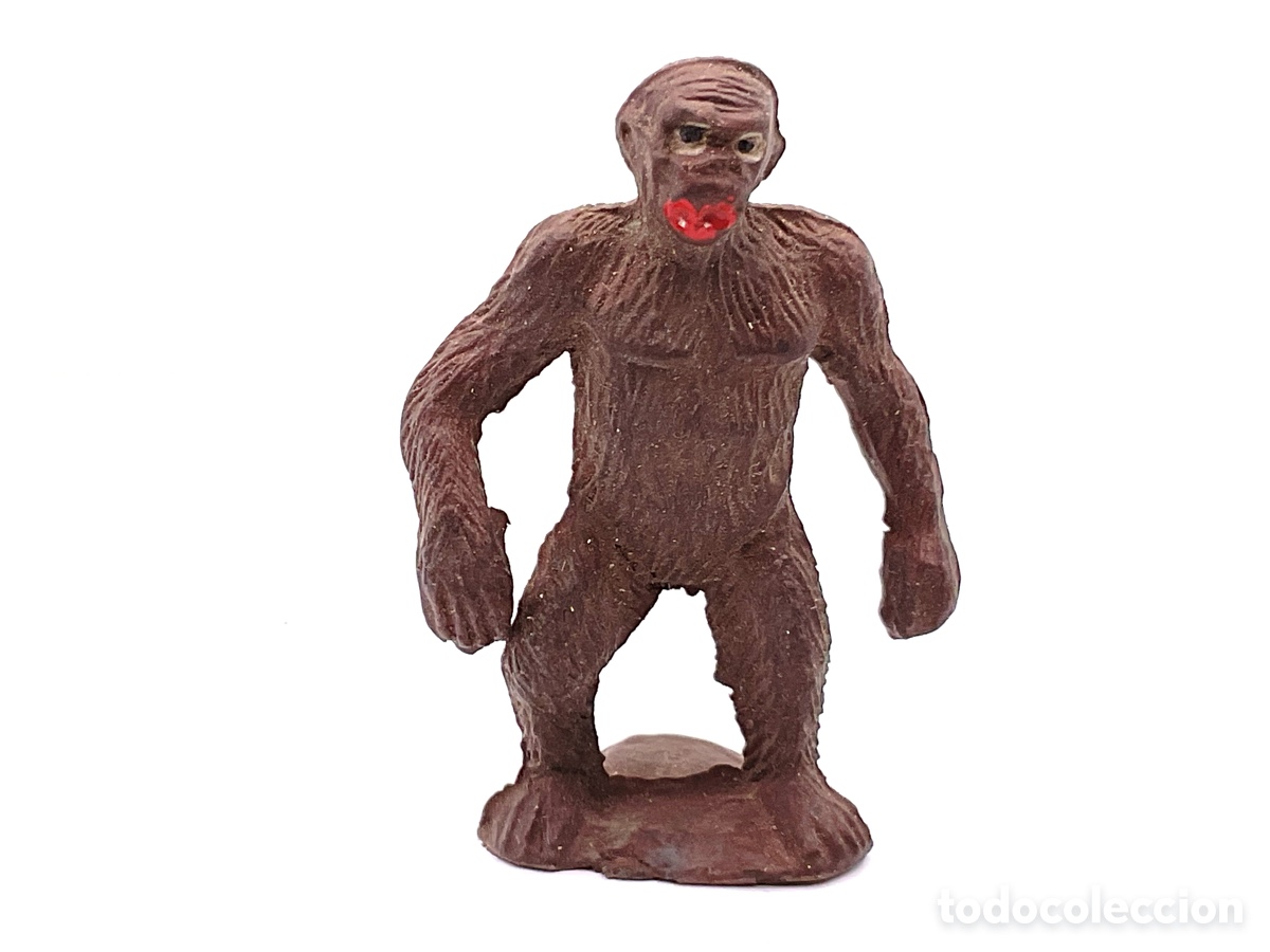 Figuras de goma y PVC: ANTIGUA FIGURA EN GOMA DE GORILA / ORANGUTAN . A&Ntilde;OS 50/60.