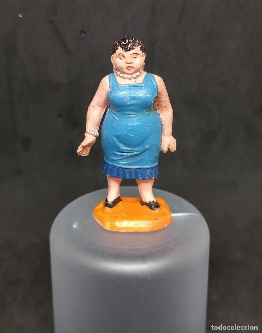 Figuras de goma y PVC: JECSAN GRAN CIRCO DIR Y DOR MUJER GORDA FIGURA GOMA DE +/- 5,7 CM A&Ntilde;OS 50-60 RTOY