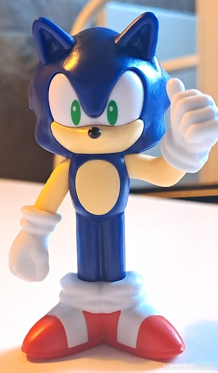 Figuras de goma y PVC: FIGURA DE PLASTICO SONIC THE HEDGEHOG. BURGUER KING (8,5 cm)