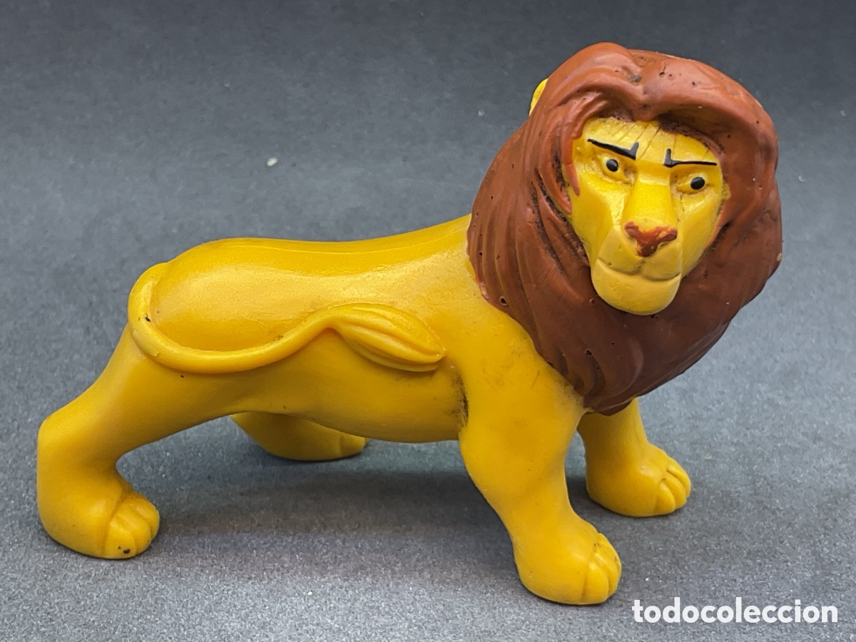 Figuras de goma y PVC: FIGURA EN GOMA/PVC DE MUFASA. PERSONAJE DE LA PELICULA EL REY LEON. DISNEY.