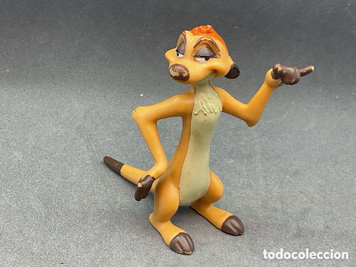 Figuras de goma y PVC: FIGURA EN GOMA/PVC DE TIM&Oacute;N . PERSONAJE DE LA PELICULA EL REY LEON. DISNEY.