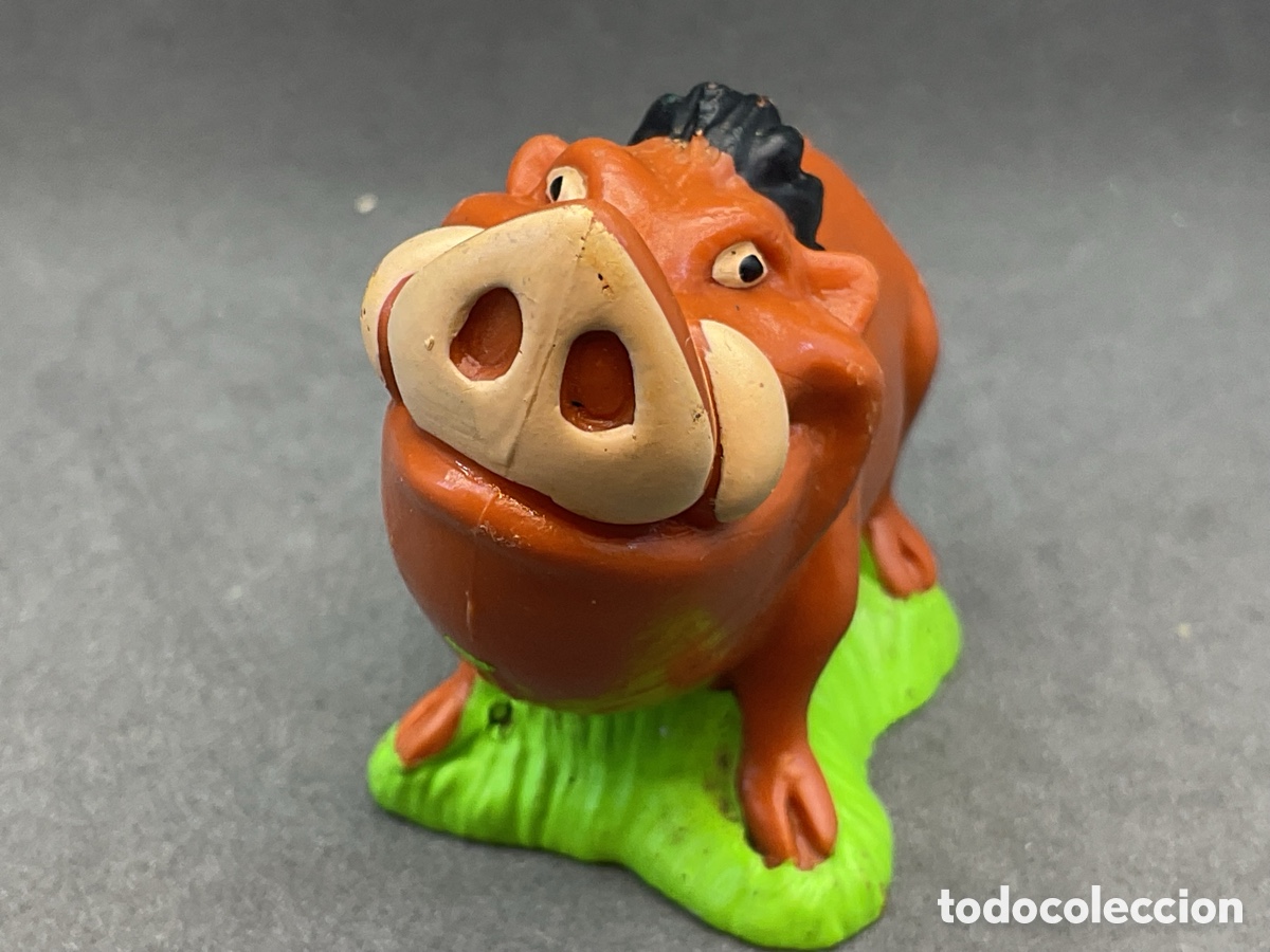 Figuras de goma y PVC: FIGURA EN GOMA/PVC DE PUMBA . PERSONAJE DE LA PELICULA EL REY LEON. DISNEY.