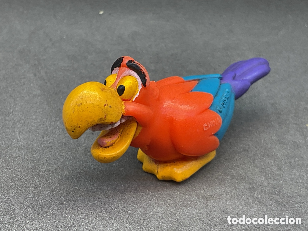 Figuras de goma y PVC: FIGURITA EN GOMA/PVC DEL LORO LAGO . PERSONAJE DE LA PELICULA ALADD&Iacute;N . DISNEY.