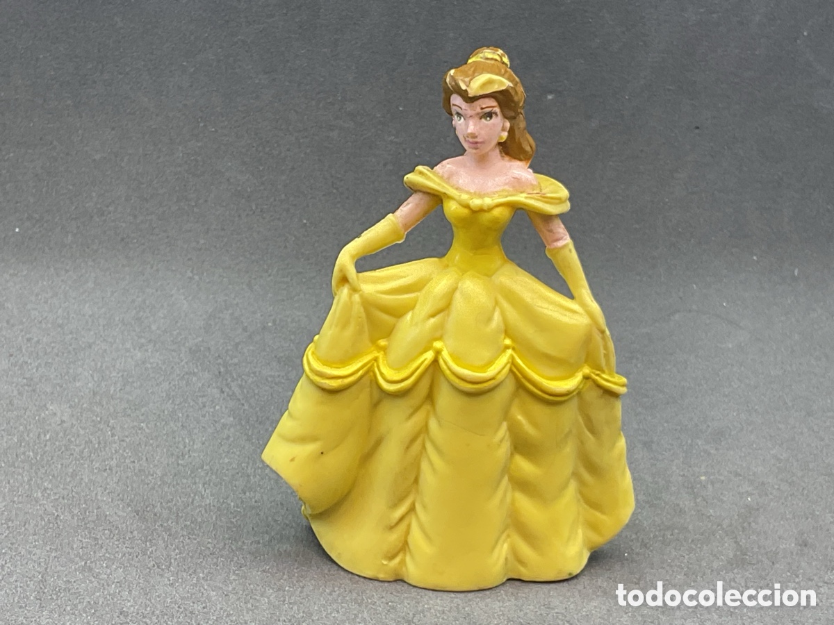 Figuras de goma y PVC: FIGURA EN GOMA/PVC DE LA PRINCESA BELLA. PERSONAJE DE LA BELLA Y LA BESTIA. DISNEY