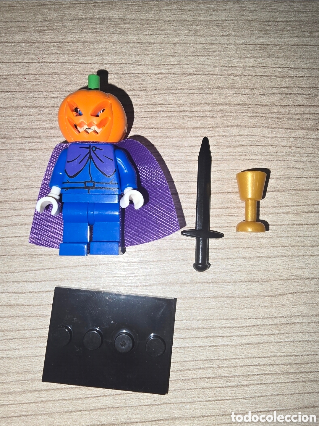 Figuras de goma y PVC: Minifigura compatible con lego se&ntilde;or calabaza Halloween terror monstruos mu&ntilde;eco