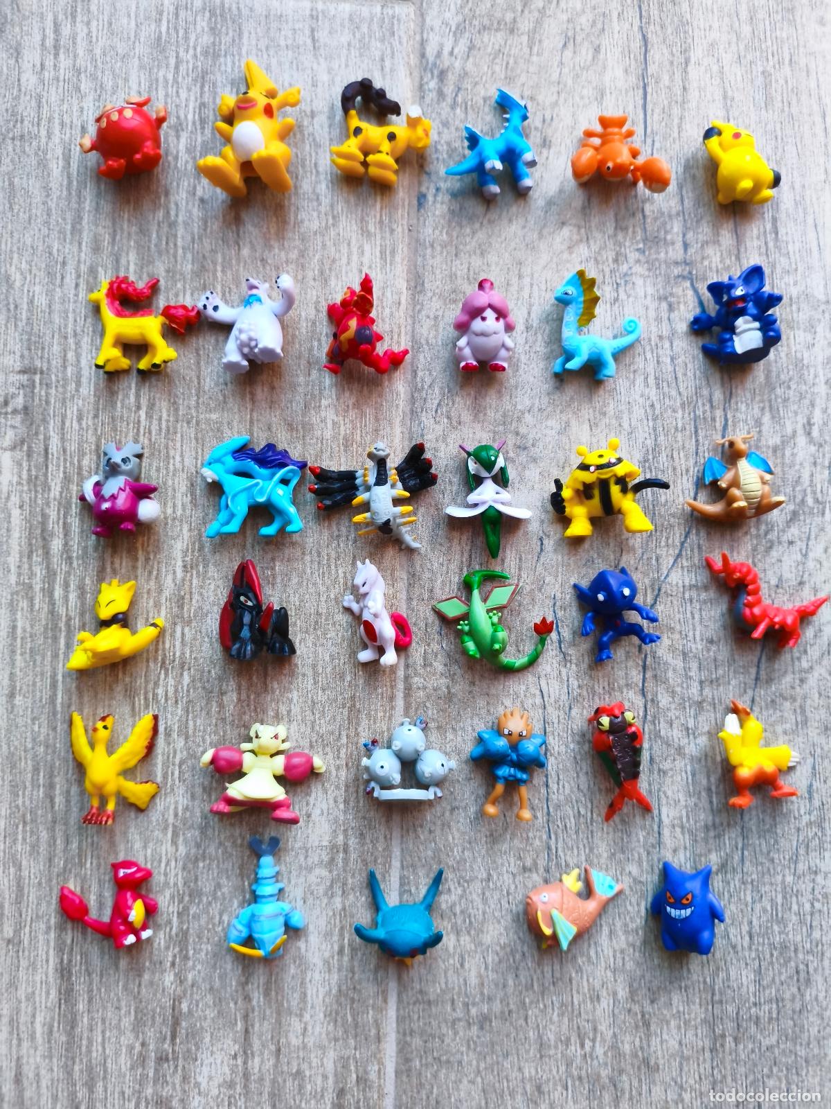 Figuras de goma y PVC: Lote 35 mini figuras Pok&eacute;mon RL China