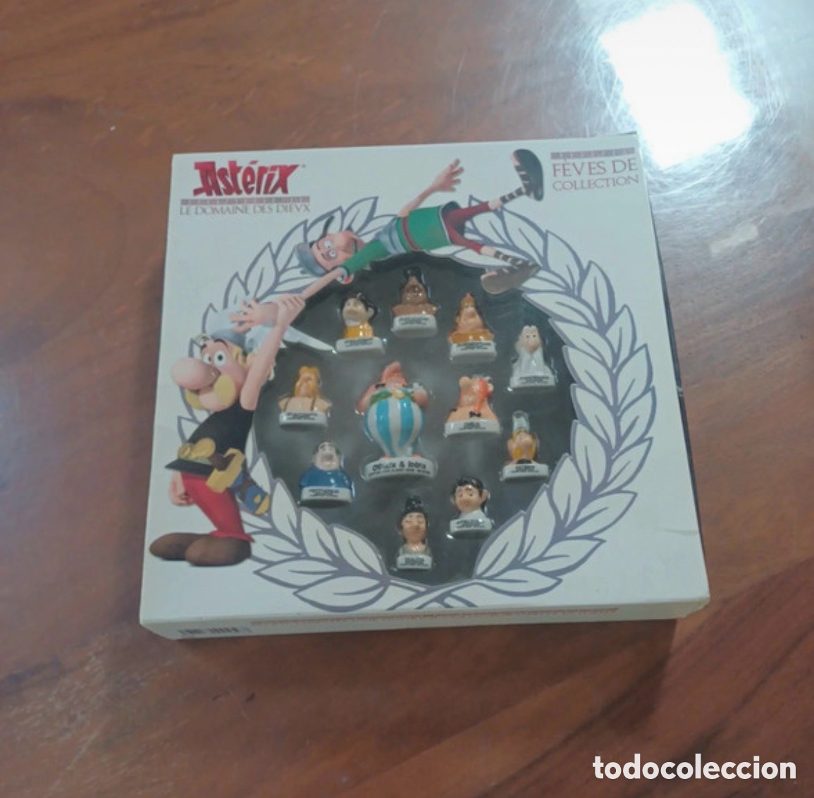 Figuras de goma y PVC: Colecci&oacute;n completa figuras porcelana Asterix y Obelix