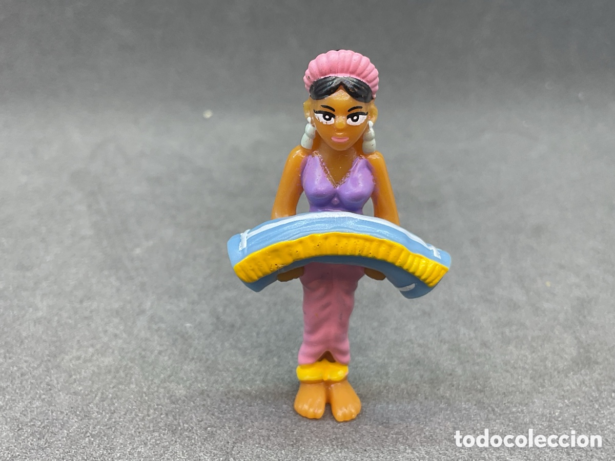 Figuras de goma Kinder: FIGURITA DE RAHAZAD&Eacute;. HIJA DEL CALIFA HARUN AL-PACHA . PERSONAJE DE ASTERIX Y OBELIX.