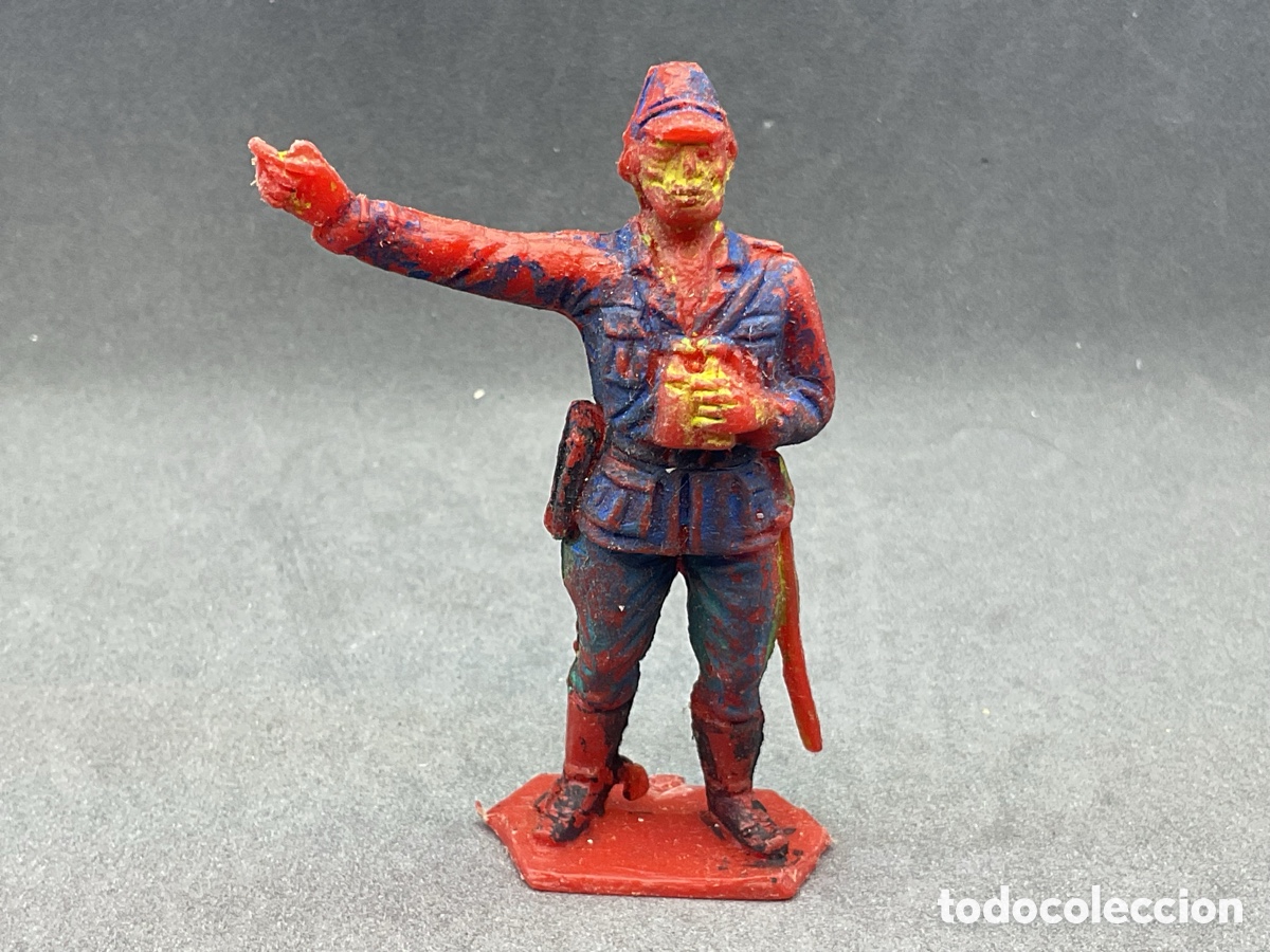 Figuras de goma y PVC: ANTIGUA FIGURA EN PLASTICO OFICIAL JAPONES. PUENTE SOBRE EL RIO KWAI