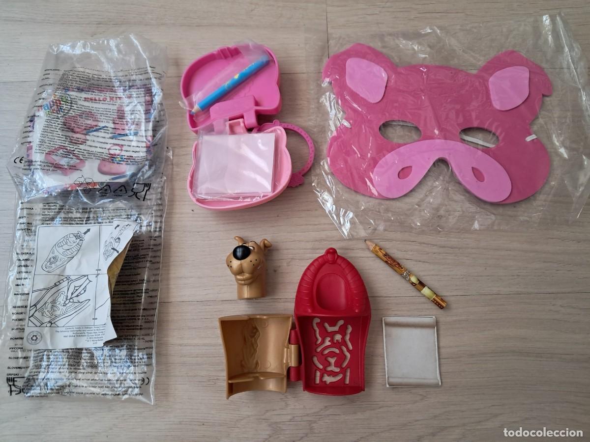 Figuras de goma y PVC: Mini Juguetes Scooby Doo Hello Kitty Mascara Bolsa
