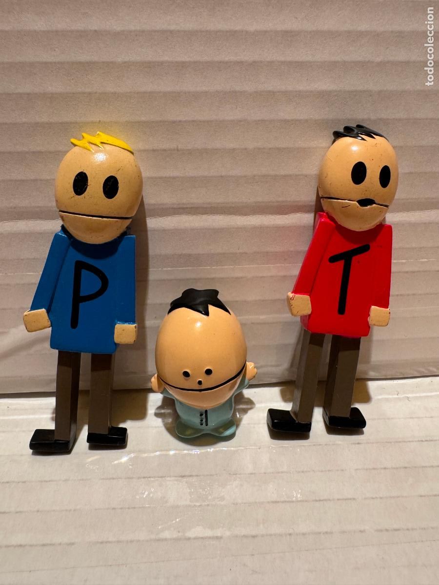Figuras de goma y PVC: LOTE DE 3 FIGURA S DE SHOUT PARK - Imanes