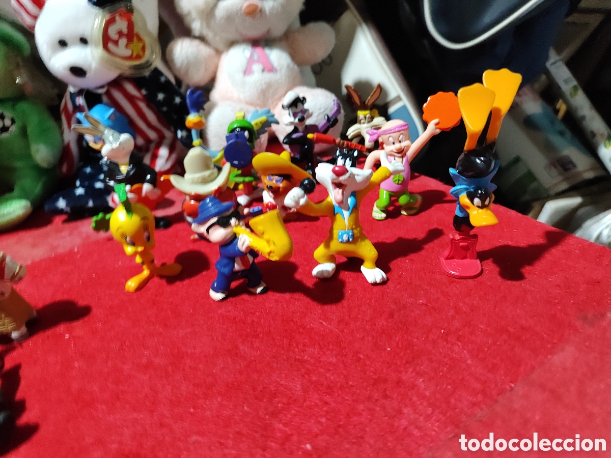 Figuras de goma y PVC: Colecci&oacute;n 12 figuras PVC Looney Tunes banda de m&uacute;sica 1994 Macau