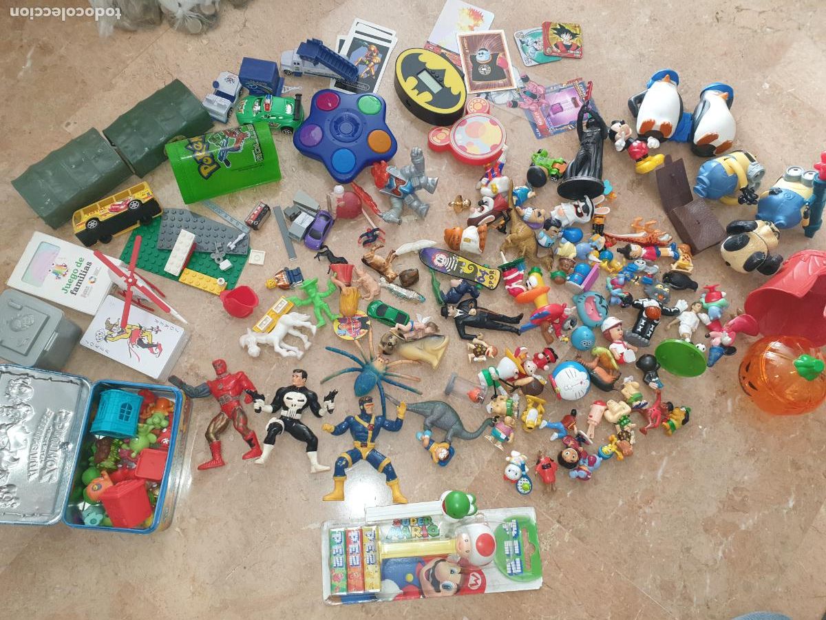Figuras de goma y PVC: ENORME LOTE FIGURAS VARIADAS, CARTAS, ETC