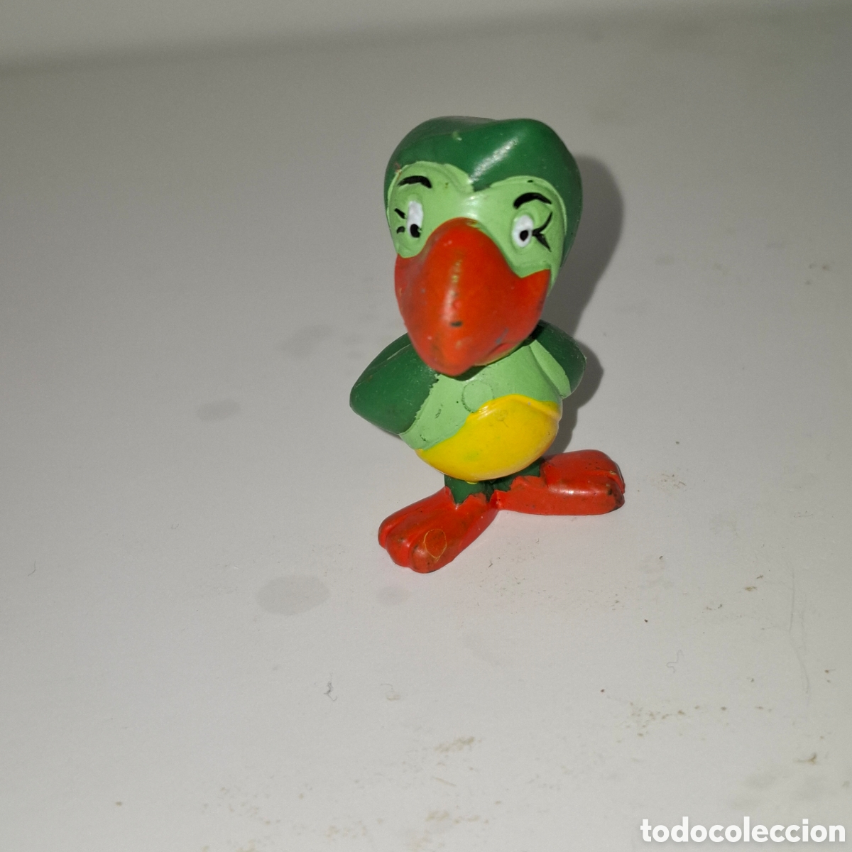 Figuras de goma y PVC: PAJARO FIGURA DE PVC PROMOCIONAL INDESIT A&Ntilde;OS 90