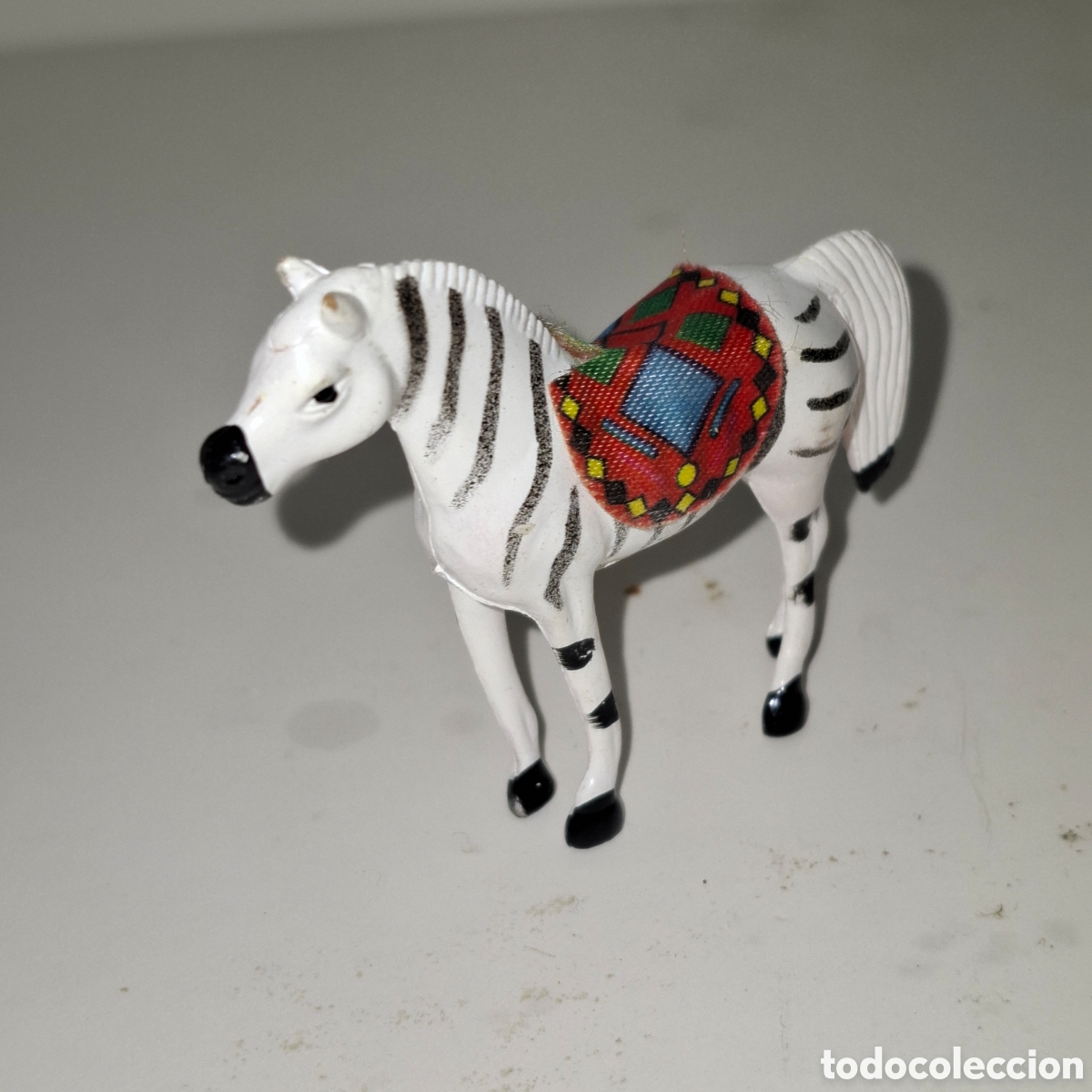 Figuras de goma y PVC: FIGURA DE PVC CEBRA PERSONAJE DE CIRCO