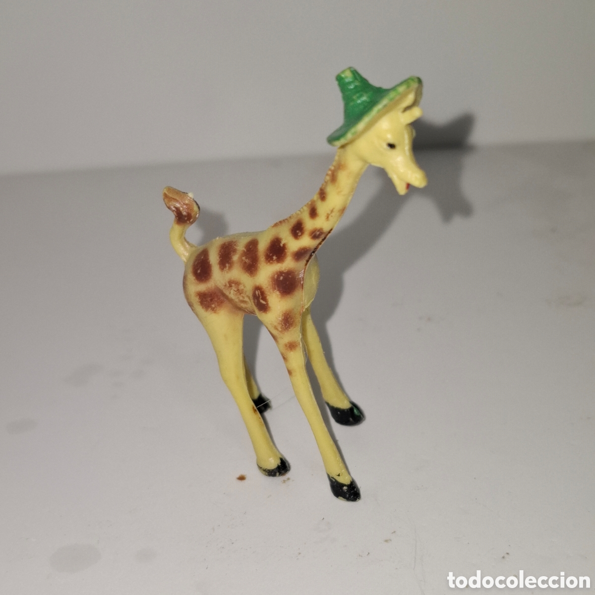 Figuras de goma y PVC: JIRAFA FIGURA DE PLASTICO MADE IN HONG KONG