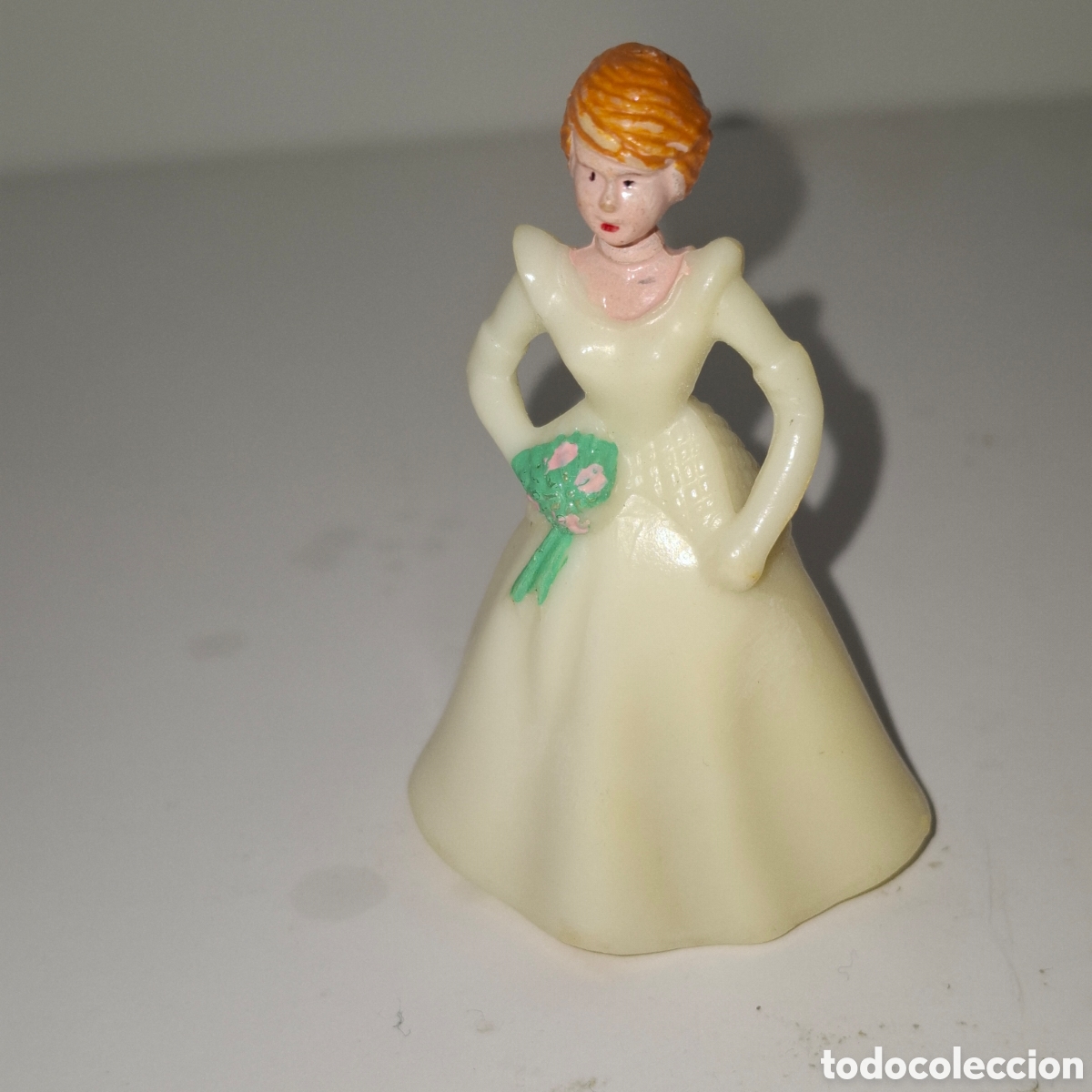 Figuras de Borracha e PVC: MUJER VESTIDA DE NOVIA FIGURA DE BAQUELITA A&Ntilde;OS 60 Y 70