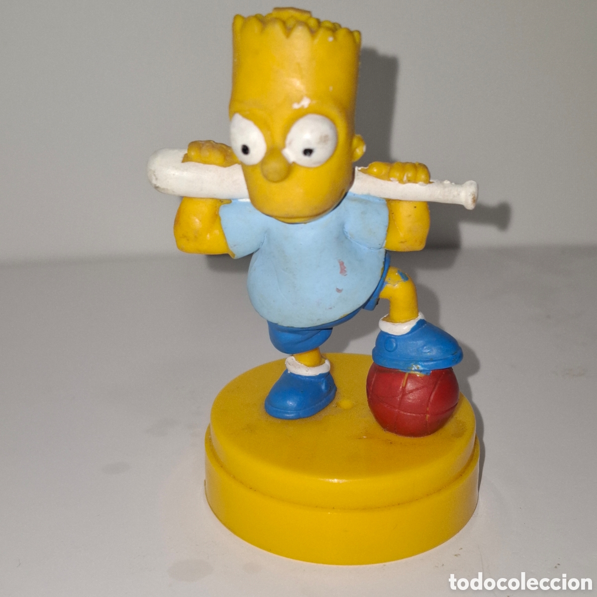 Figuras de goma y PVC: FIGURA DE PVC MADE IN SPAIN MINILAND BART SIMPSON A&Ntilde;OS 90