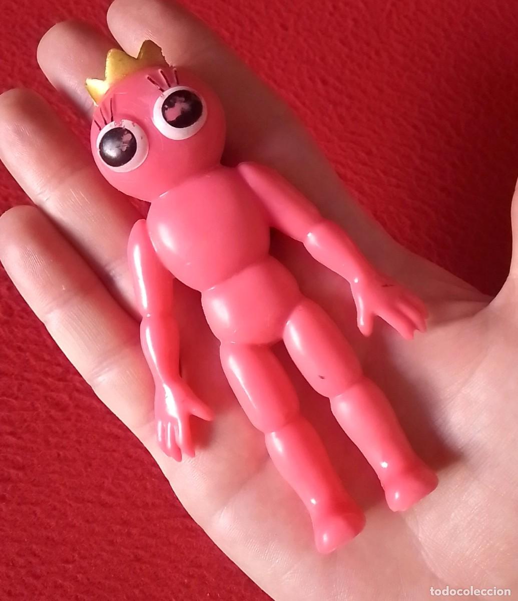Figuras de goma y PVC: FIGURA MU&Ntilde;ECO TOY JUGUETE PERSONAJE DE &iquest; RAINBOW FRIENDS ? EN COLOR ROSA PINK O SIMIL..VER FOTOS...