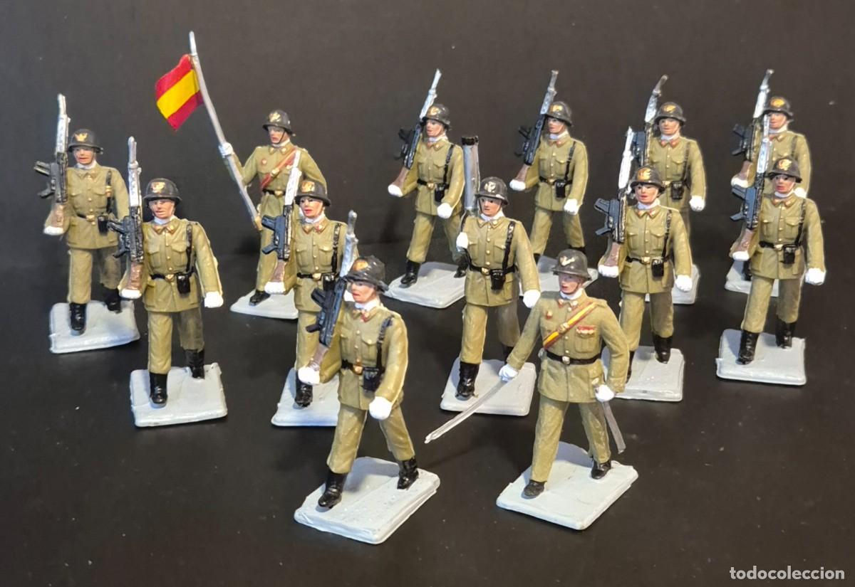 Figuras de goma y PVC: SOLDIS REAMSA GOMARSA INFANTERIA ESPA&Ntilde;OLA 2 COMPLETA