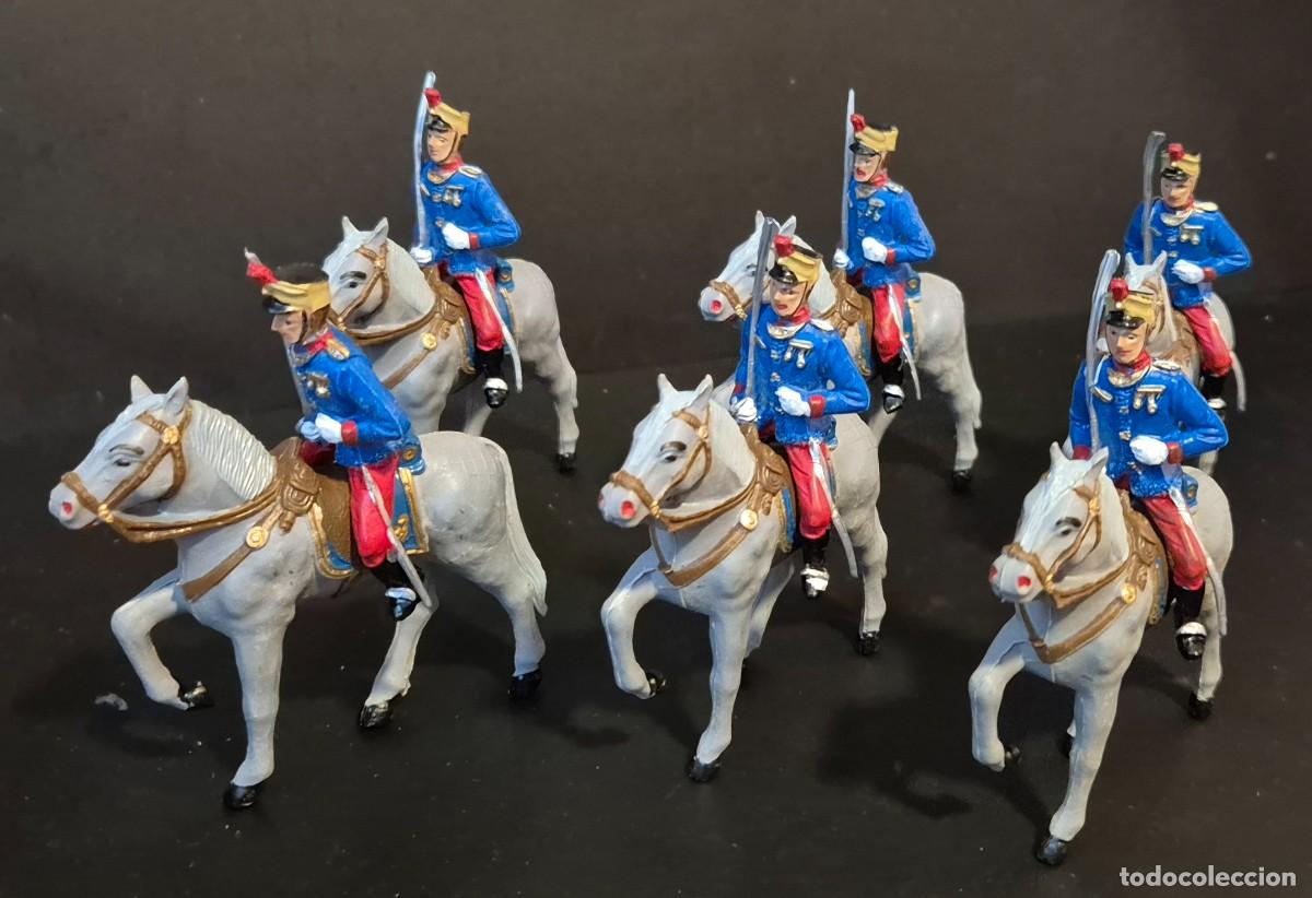 Figuras de goma y PVC: SOLDIS REAMSA GOMARSA CABALLERIA REAL DESFILE COMPLETA